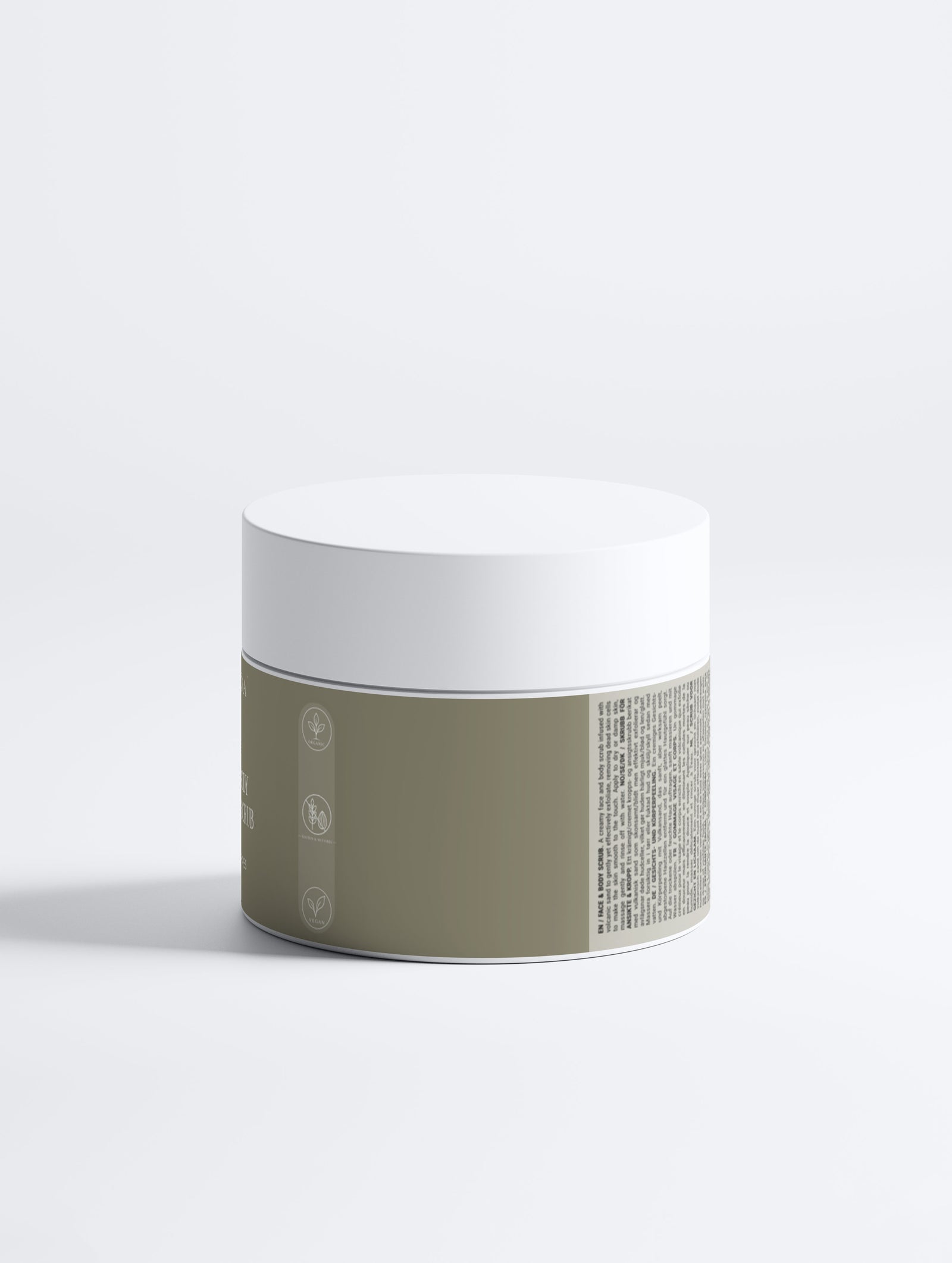 Face & Body Volcanic Scrub textuur