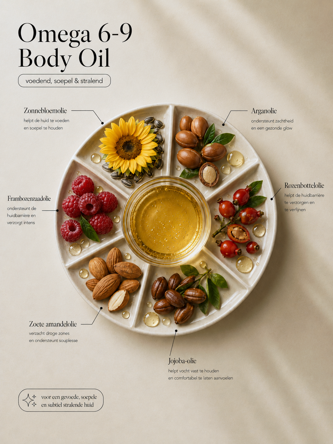 Ingrediënten Omega 6-9 Body Oil