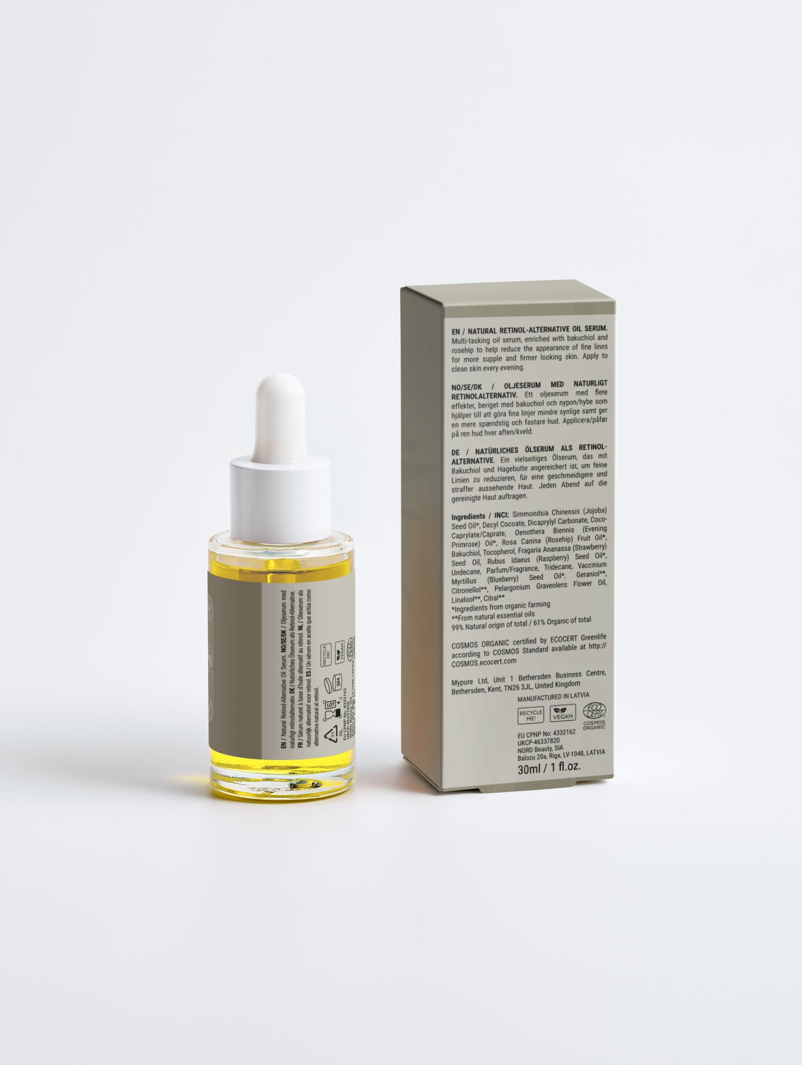 Bakuchiol Serum textuur close-up